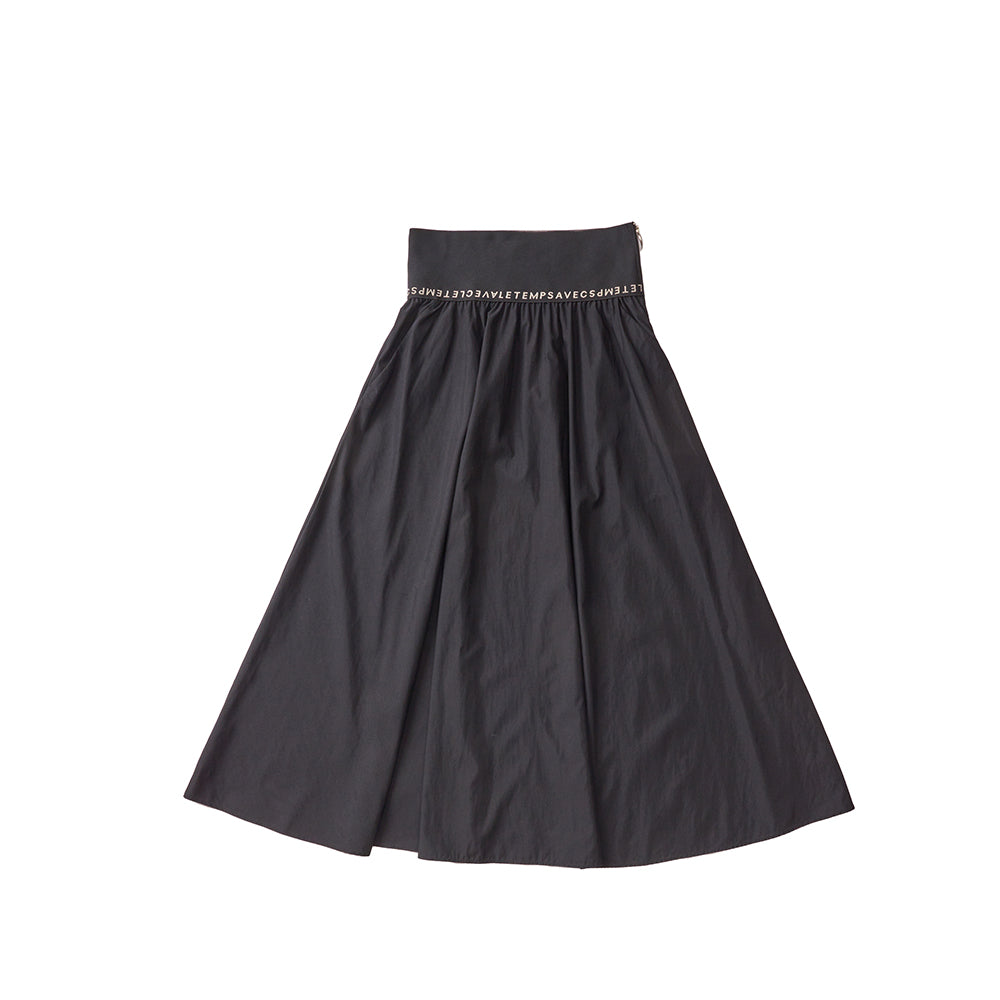 ウエストゴム サイドジップスカート
